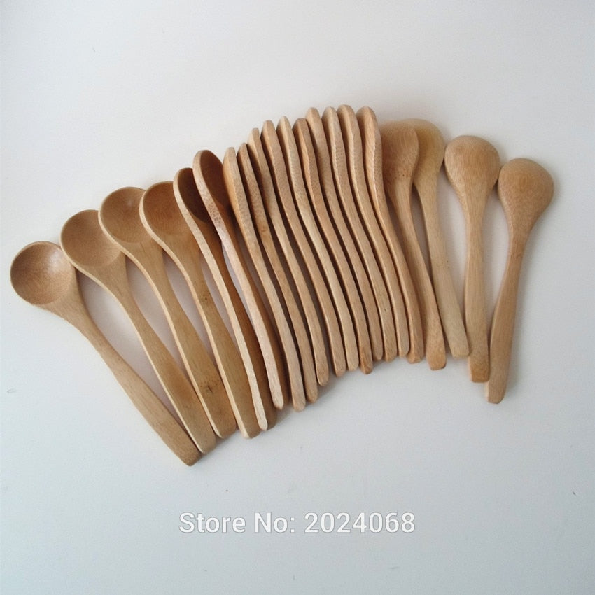 Tableware Bamboo Scoop Coffee, Honey ad Tea Spoon