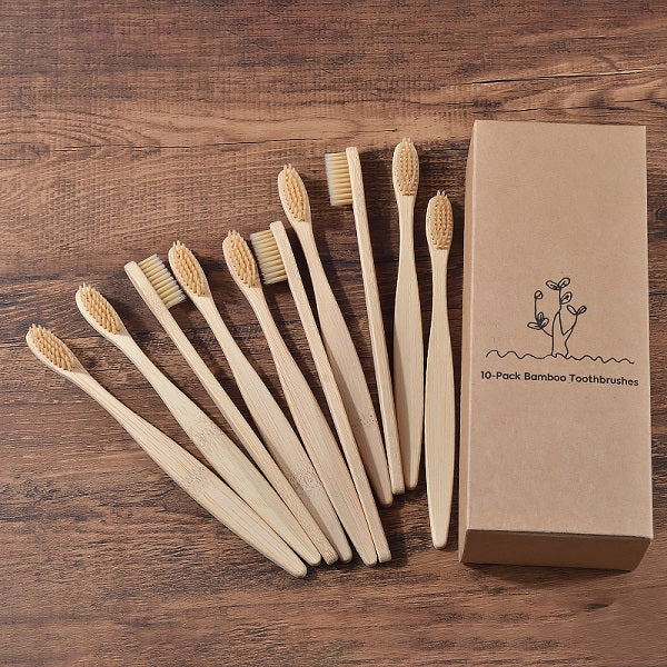 Eco Friendly wooden Tooth Brush with Soft bristle Tip