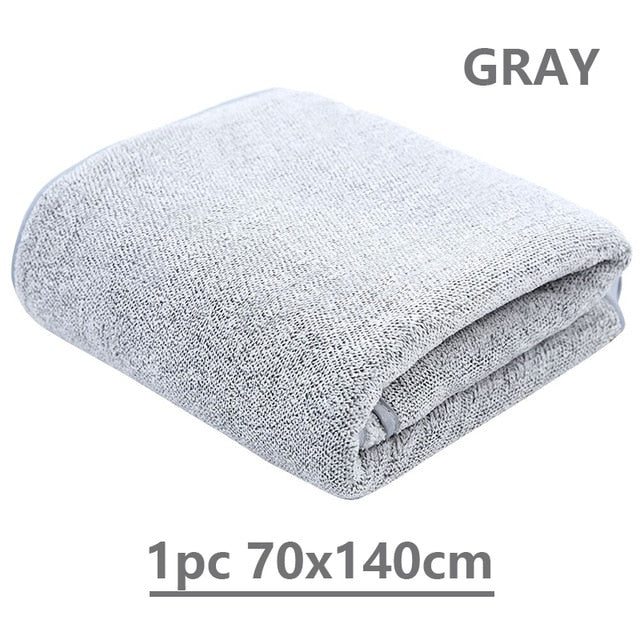 Adult Soft Absorbent Microfiber Fabric Towel Sets
