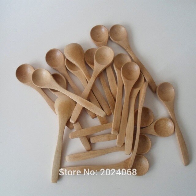 Tableware Bamboo Scoop Coffee, Honey ad Tea Spoon