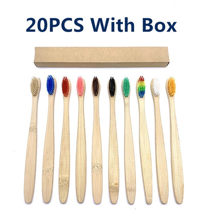 Bamboo Toothbrush Adults Soft Bristles