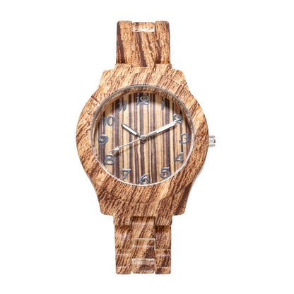 Top Luxury Bamboo Wooden Design Watch For women