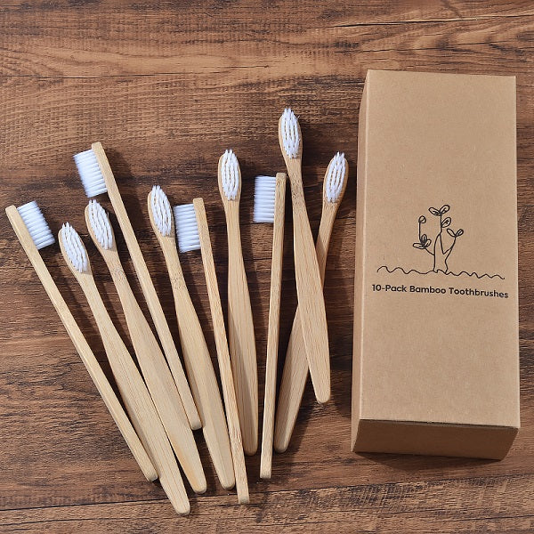 Eco Friendly wooden Tooth Brush with Soft bristle Tip