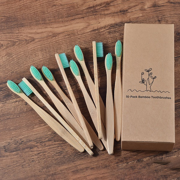 Eco Friendly wooden Tooth Brush with Soft bristle Tip