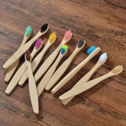 Eco Friendly wooden Tooth Brush with Soft bristle Tip
