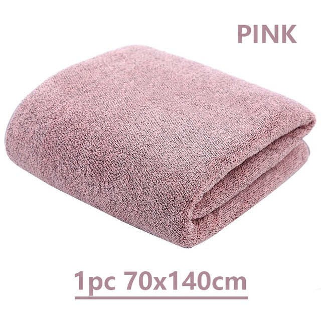Adult Soft Absorbent Microfiber Fabric Towel Sets