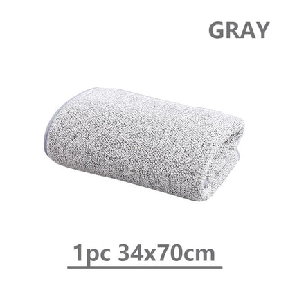 Adult Soft Absorbent Microfiber Fabric Towel Sets