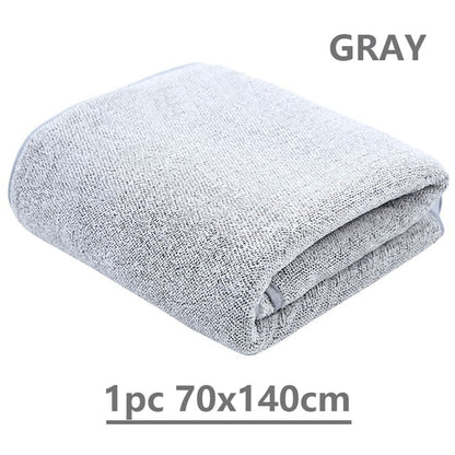 Adult Soft Absorbent Microfiber Fabric Towel Sets