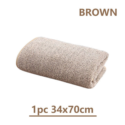 Adult Soft Absorbent Microfiber Fabric Towel Sets