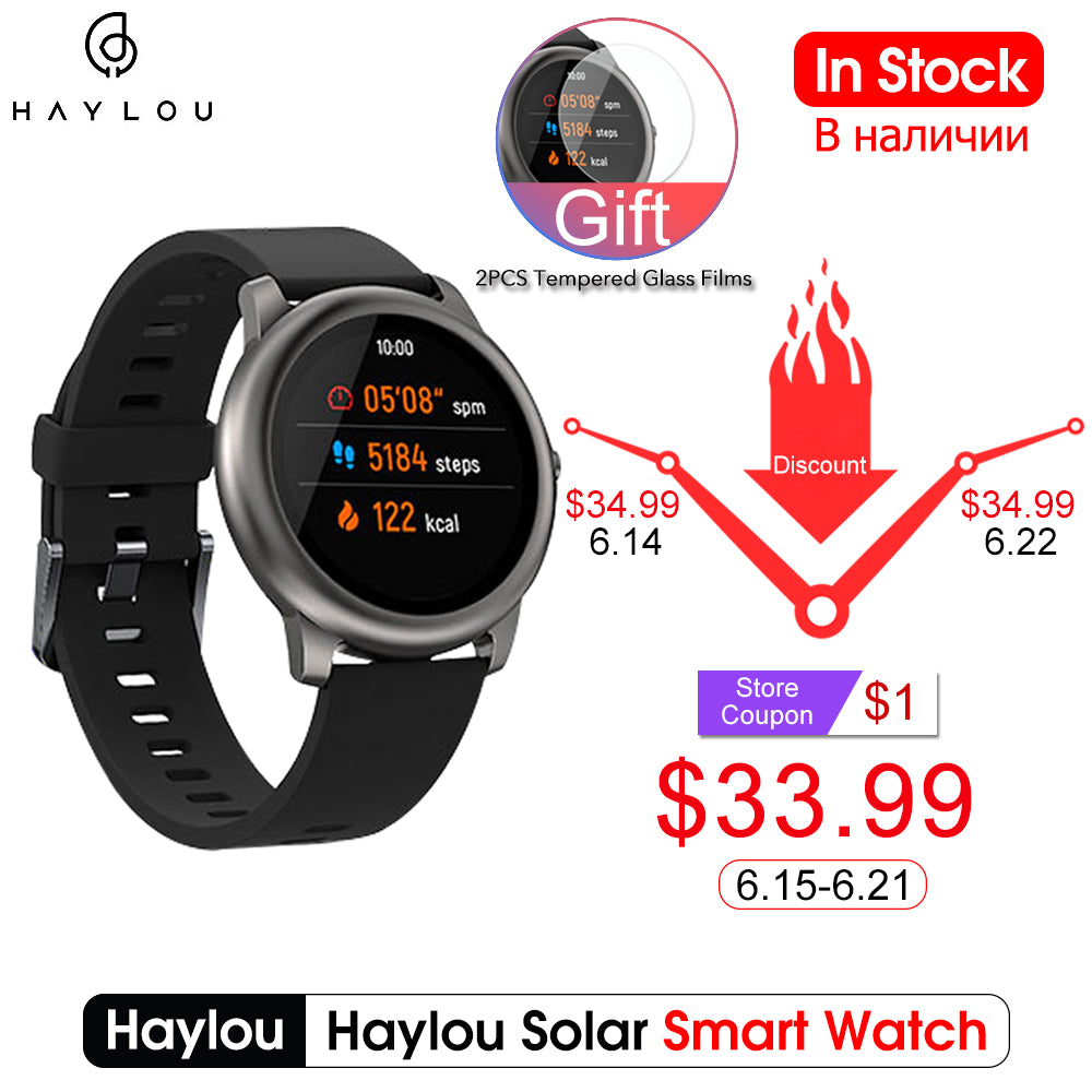 Solar Smart Watch