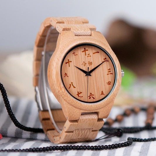 Men Wooden analog watch