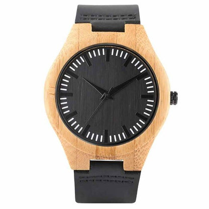 Simple Bamboo Wood Watch for Men